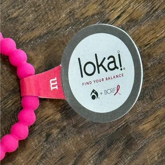 Lokai Pink Bracelet Size M - Picture 3 of 4
